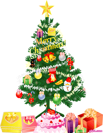 超漂亮的卡通圣诞树