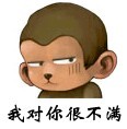 我对你很不满