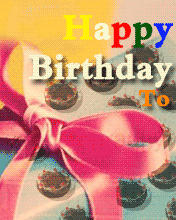 闪字祝福，Happy birthday