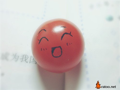 笑呵呵的西红柿