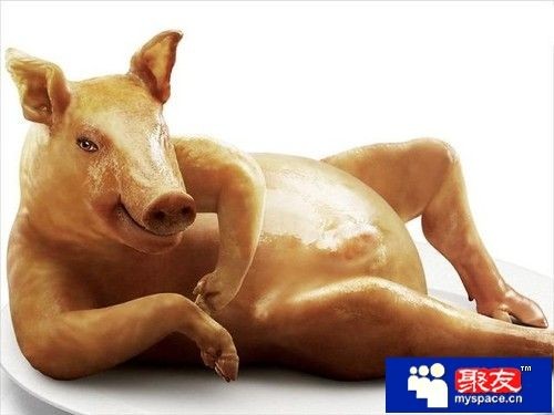 请你吃漂亮的烤猪
