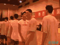 男篮集合，向左向右转