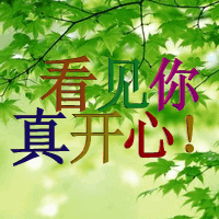 看见你真开心啊
