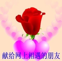 献给网上相遇的朋友