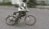 骑自行车的高超飘移