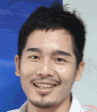 搞笑男人做搞怪表情