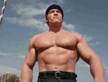 超猛的肌肉男，健美先生