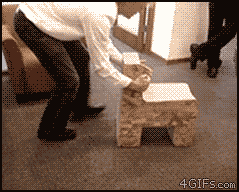 折叠式的沙发，随时可坐