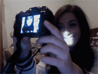 无聊玩自拍，照得真丑啊