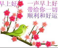 一声早上好，带给你顺利和好运