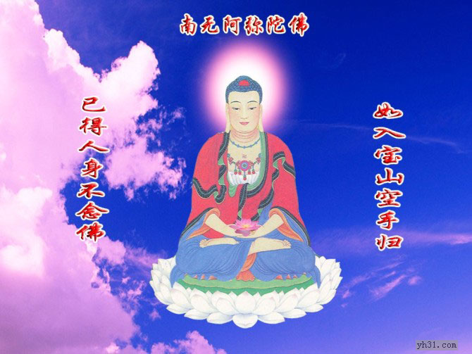 已得人身不念佛，如入宝山空手归