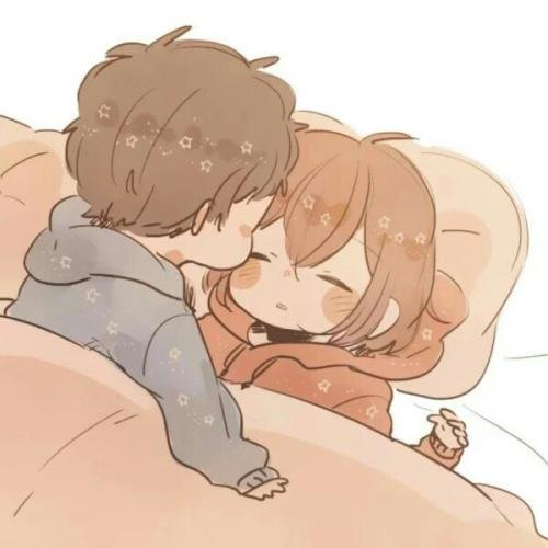 卡通妹妹亲嘴图片