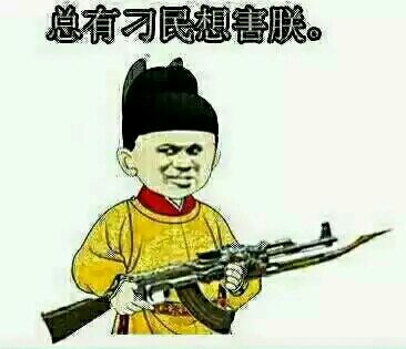 总有些刁民想害朕，不得不拿枪自保啊