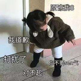 我道歉，打扰了，你不要生气了