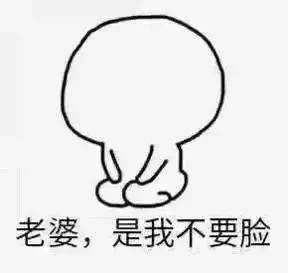 老婆对不起，是我不要脸