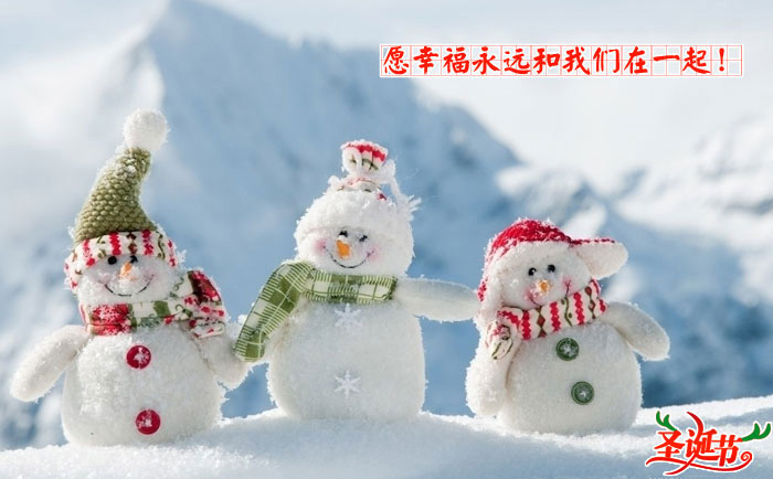 圣诞节来临，愿幸福永远和我们在一起