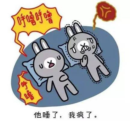 睡觉遇到打呼噜的，他睡了我疯了
