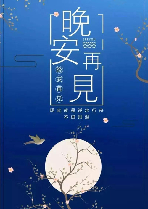 晚安再见，现实就是不退则进