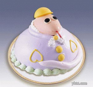 生肖蛋糕之蛇形状