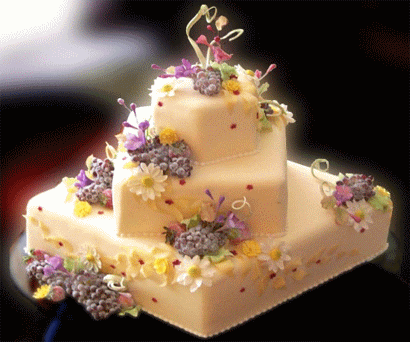 闪闪发光的漂亮蛋糕