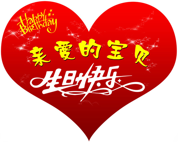 亲爱的宝贝，生日快乐