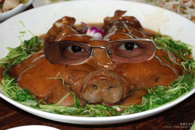 眨眼睛的猪头肉，你敢吃么