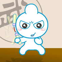 玩双节棍的奶瓶仔