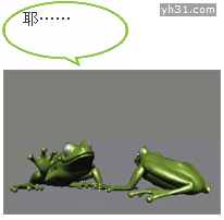 两只小青蛙相互拍手