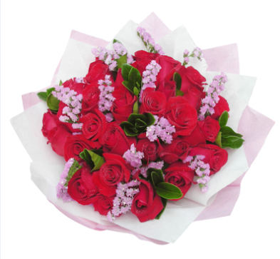 象征火热爱情的玫瑰花