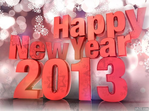 HAPPY NEW YEAR 2013