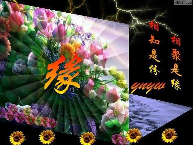 漂亮的大字“缘”