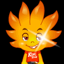 笑嘻嘻的金太阳