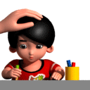 孩子，你要好好学习哦