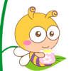 蜜蜂可爱表情之好甜