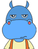 生气的河马艾维斯
