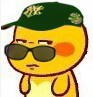 丘比龙戴着眼镜瞪人