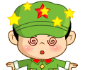 小兵仔搞笑表情之：我晕