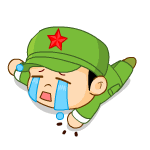 爬在地上大哭的小兵仔