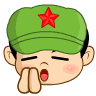 小兵仔头像表情之：鼓掌