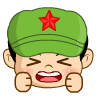 小兵仔头像表情之：抓狂
