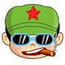 小兵仔头像表情之：酷