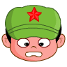 小兵仔头像表情之：恐慌