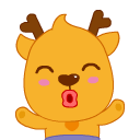 给小鹿亲一个吧