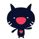 爱心猫QQ表情包