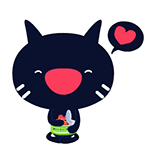 爱心猫QQ表情包