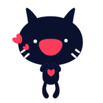 爱心猫QQ表情包