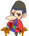 坐着休息一下