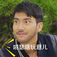 崔始源真人版带文字的QQ表情