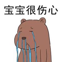 熊宝宝很伤心