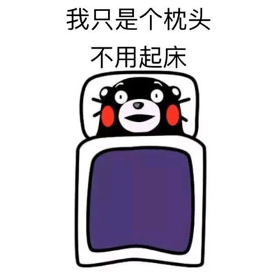 我只是个枕头，不用起床
